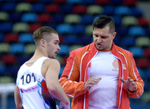 Bakıda idman gimnastikası üzrə Dünya Kuboku yarışlarının ikinci günü start götürüb. Azərbaycan, 20 fevral, 2016